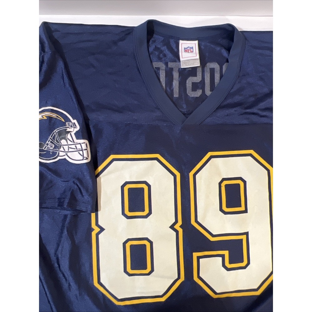 Boston #89 San Diego Chargers Football Jersey NFL Size XL USA Vintage